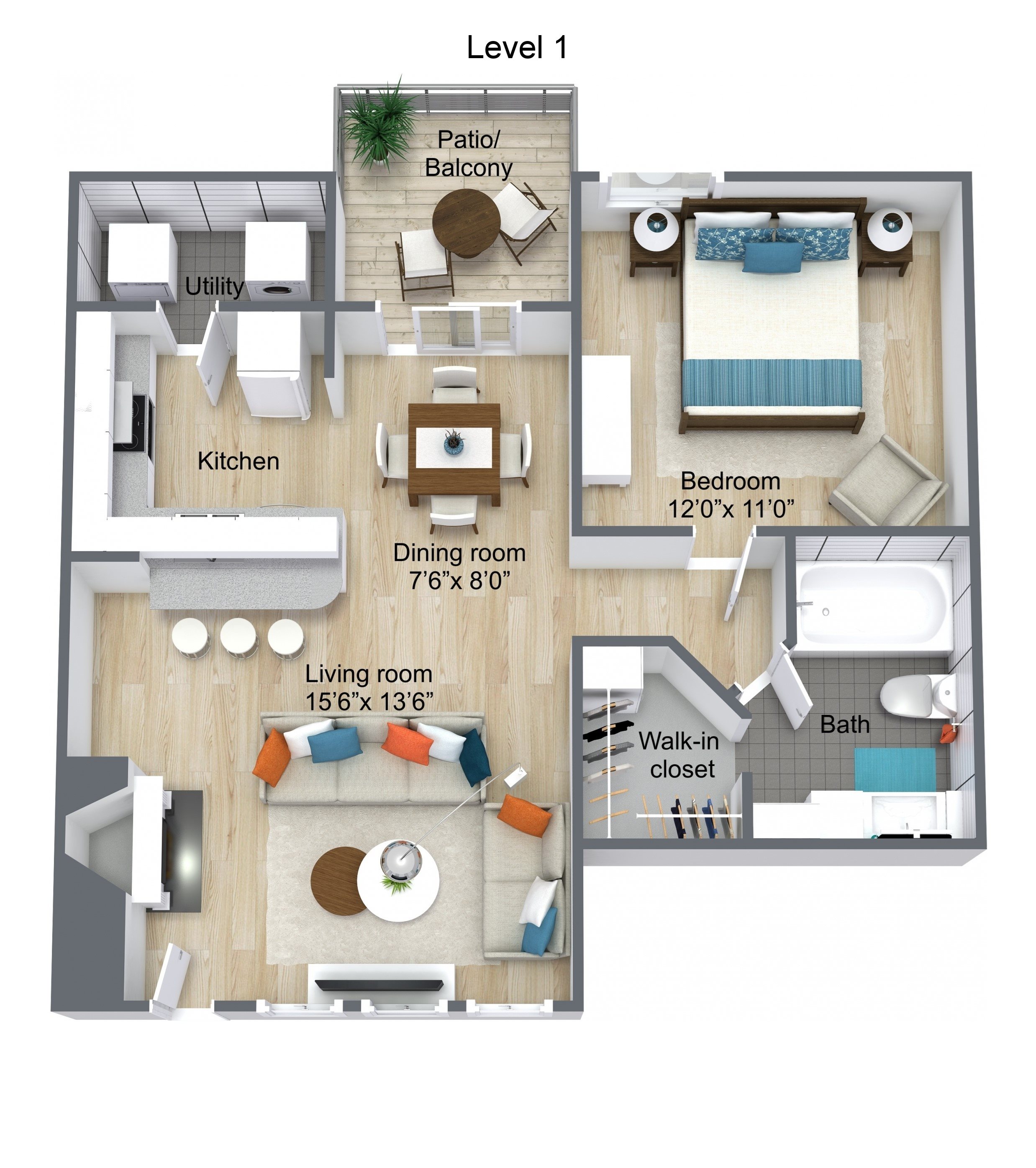 The West Over Floor Plan 1